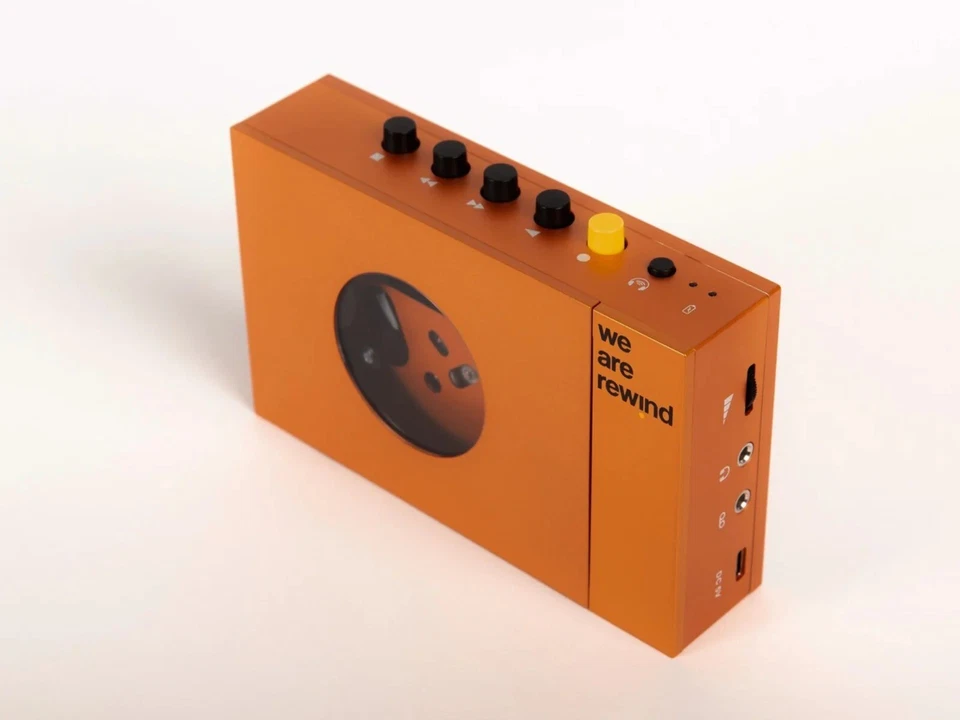 We Are Rewind Portable Bluetooth Cassette Player - Serge (Orange) Finish - Image 1 of 1