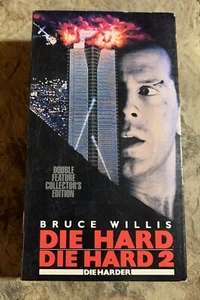 Bruce Willis Die Hard & Die Hard 2 VHS Tape Set - Picture 1 of 10