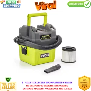 RYOBI ONE+ 18V Cordless 1 Gal. Wet/Dry Vacuum (Tool Only) - Picture 1 of 16