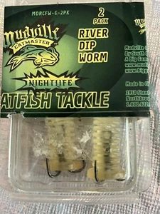 Mudville Catmaster MDRCFW-G-2PK River Dip Glühwürmchen Weichkunststoff drei-2 Packungen! - Bild 1 von 2