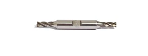 7/32" (.2187") 4 Flute HSS NCC Double Ended End Mill Shank 3/8" MF84018149 - Foto 1 di 3