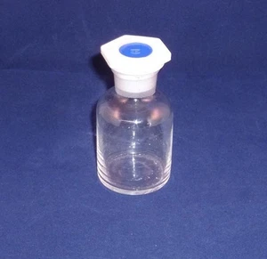 AUTOCLAVABLE REAGENT BOTTLE WITH DUSTPROOF CAP - 125ML - LABORATORY BOTTLE - Picture 1 of 1