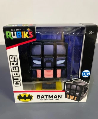 New, RUBIKS Batman Cubers 3D Puzzle Cube w/Display Stand - Image 1 of 4