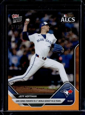 2025 Topps Now #889 Jeff Hoffman lámina naranja #d/25 Foto 1 de 2