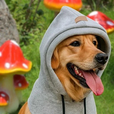 Pet Ear Muffs Windproof Headwear Head Wrap for Medium Large Dogs Hiking Pets - Image 1 of 2