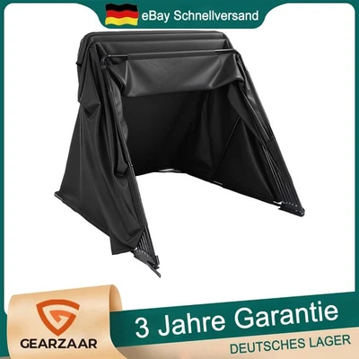 Motorrad Zeltgarage Faltgarage Inklusive Schloss mit Handschuhe XL mit Heringen - Bild 1 von 4