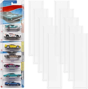 10 Stück Modellauto Vitrine Wandhalterung kompatibel mit Hot Wheels Match-Box Pa - Bild 1 von 12
