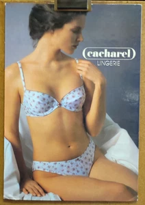 Karton Werbedisplay 80er-90er Jahre Cacharel Damen Dessous /RSC105 - Bild 1 von 1