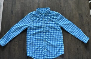 Vineyard Vines Boys Featherweight Performance Shirt - Long Sleeve Size 7 - Picture 1 of 3