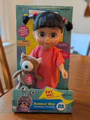 迪士尼皮克斯怪物公司会说话的Babblin'Boo娃娃和神奇的Mikey全新带盒工作 — 第 1/4 张图片