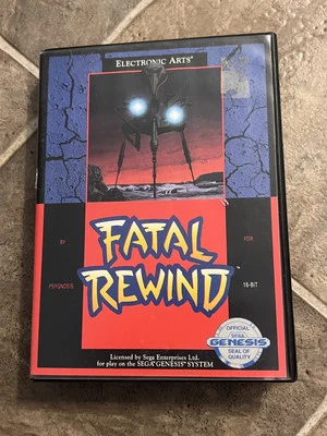 Fatal Rewind Killing Game Show (Sega Genesis, 1991) CIB COMPLETE - Image 1 of 4
