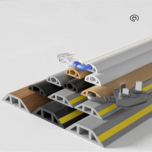 Bodenkabel-Abdeckung Verlängerung Verdrahtung Kanal Protector Schnur schutz - Bild 1 von 17