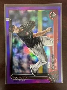 Merrill Kelly 2025 Topps Series 2 #382 Purple Rainbow Foil /250 Diamondbacks - Picture 1 of 2