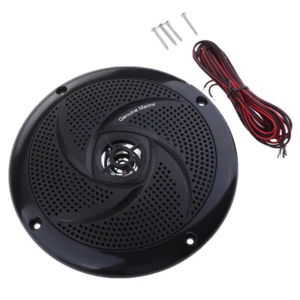 Schwarzes Wasserdichtes Rundes Lautsprecher Soundsystem Für Boots Marineauto RV - Bild 1 von 6