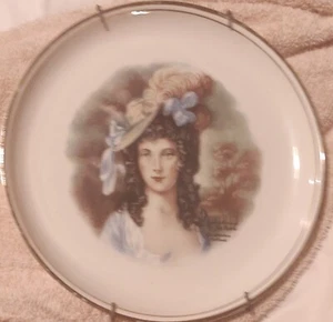 Vintage Thomas Gainsborough Hyalyn Porcelain Plate with Stand Included VHTF - Picture 1 of 4