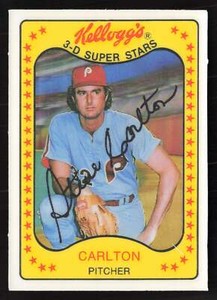 Steve Carlton 1981 Kellogg's 3-D Super Stars #50 Phillies EX {0817
