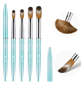 #1 4X Pinceles Para Acrilico Kolinsky Cepillos De Acrílico Profesional Para Uñas - Picture 1 of 8