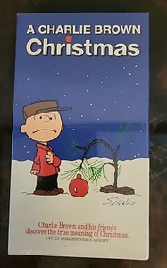 Vintage - Peanuts -A CHARLIE BROWN CHRISTMAS VHS Video Tape - New/Sealed - Picture 1 of 4