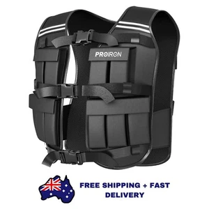 Adjustable Weighted Vest, 20 Weight Packs, Weight Jacket Men Women 10KG - Picture 1 of 7