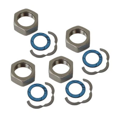 SUFLIX 4er Anschluss Set DN8 - DN32 Edelstahl Wellrohr 3tlg. Verschraubung Solarrohr