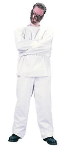 Fun World Maximum Restraint Straight Jacket Adult Costume Suit and Mask - Picture 1 of 2