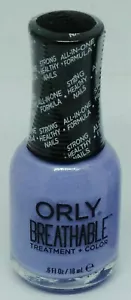 1 ORLY Breathable Nail Polish / Treatment + Color Nail Lacquer JUST BREATHE - Picture 1 of 1
