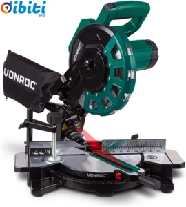 VONROC Troncatrice radiale 1700W, Ø diametro 216mm. Incl. 1 lama, sacchetto di r - Foto 1 di 12