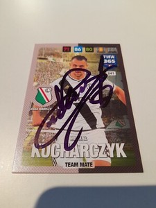 Trading Card Signed Michal Kucharczyk Legia Warsaw NEW 