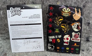 🔥NEW/UNUSED🔥 Nintendo Wii Guitar Hero Les Paul Stickers Only - Picture 1 of 8