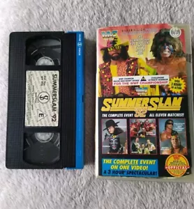 WWF SummerSlam (1992) VHS (PAL) Original Video WWE WCW *Read Description* - Picture 1 of 4