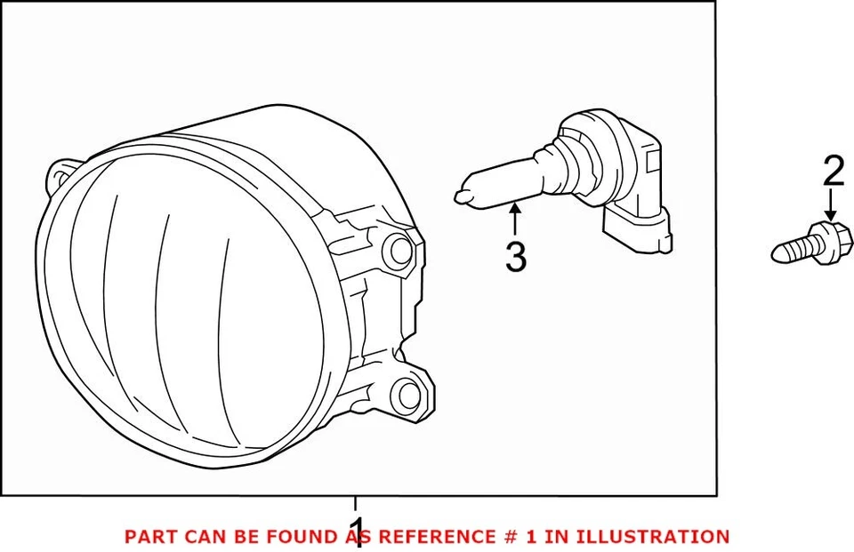 Luz antiniebla derecha pasajero delantero original OEM para Lexus CT200h ES300h ES350 Foto 1 de 1