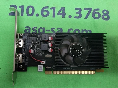 SAPLOS Radeon HD 6570 Video Card Dual HDMI 1GB GDDR3 - Image 1 of 2