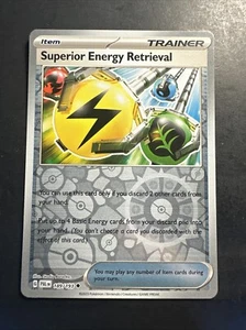 2023 Pokémon Paldea Evolved Reverse Holo Trainer Item Superior Energy Retrieval - Picture 1 of 2