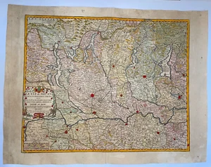 ITALY STATE OF MILAN 1740 J-B. NOLIN LARGE ANTIQUE ENGRAVED MAP - Picture 1 of 19