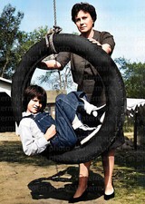 Mary Badham & Harper Lee To Kill A Mockingbird RARE COLOR Photo 307