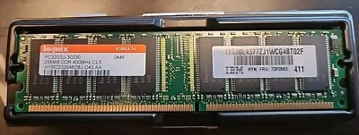 Hynix 256MB PC3200U DDR 400MHz CL3 - Image 1 of 3