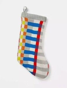 LEGO Stocking 20" Sweater Knit Color Block Stripe Holiday Collection x Target - Picture 1 of 8