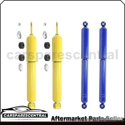 Front Rear Shock Absorbers 4x For 1987 1988 1989 Ford F-350 5.0L RWD - Image 1 of 4
