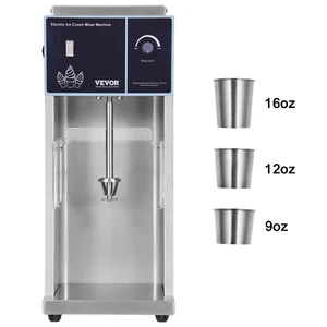 Ice Cream Blender 400W Ice Cream Mixer Stir Machine 304 Stainless Steel - Picture 1 of 10