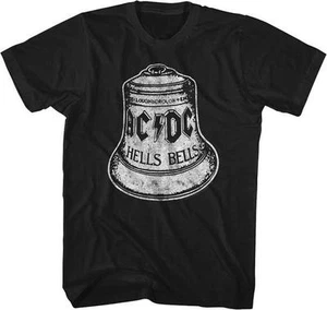 ACDC Hells Bells Malcolm Angus Young Classic Rock Band Gitarrist Erwachsene T-Shirt 2 - Bild 1 von 1