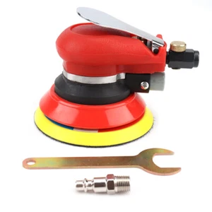 125mm Air Orbital Palm Sander Pneumatic Polishing Machine Car Polisher Buffer - Picture 1 of 9