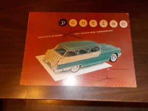 Pontiac Station Wagons 1955 catálogo de ventas a color de 8 páginas con Safari Wagon - Imagen 1 de 5