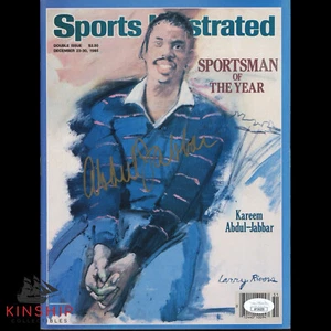 Kareem Abdul-Jabbar signed Sports Illustrated Magazine JSA COA Lakers HOF E259 - Picture 1 of 1