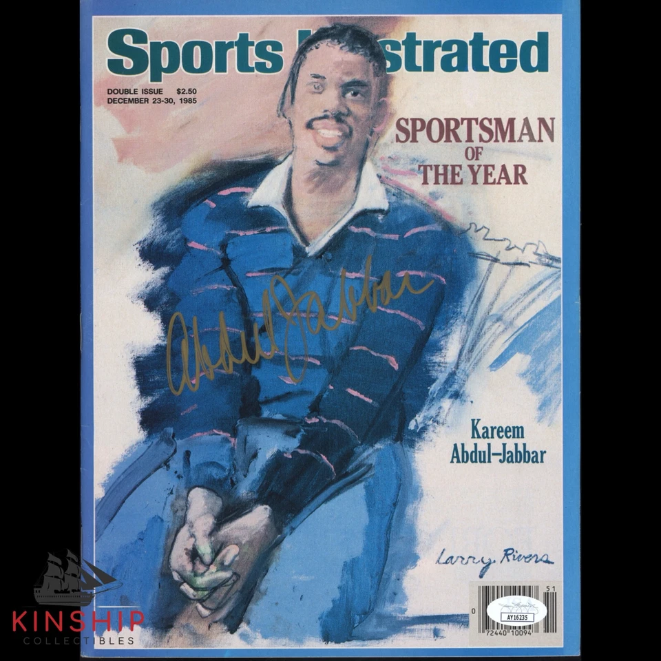 Kareem Abdul-Jabbar signed Sports Illustrated Magazine JSA COA Lakers HOF E259 - Image 1 of 1