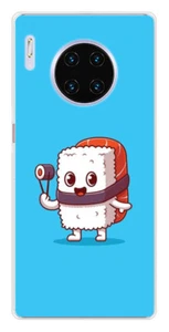 Coque en silicone imprimée compatible Huawei Mate 30 Pro Sushi happy - Picture 1 of 3