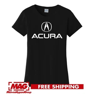 CAMISETA ACURA NEGRA DAMAS Logo Integra Nsx Tipo R Camisa Camiseta Automotriz Jdm Rsx - Imagen 1 de 3