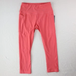 Vogo Athletica Crop Pants Womens M Capri Leggings Side Pockets Gym Fitness Med - Picture 1 of 6