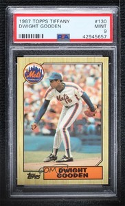 1987 Topps Tiffany Dwight Gooden #130 PSA 9 MINT