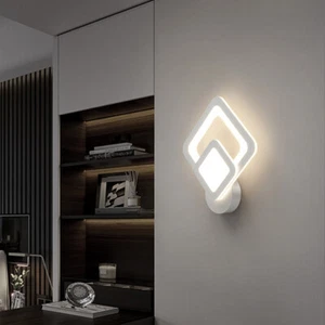 Applique Lampada da parete per muro a LED 12W Design Rombi Luce per interno IP20 - Foto 1 di 8