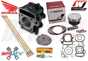 Honda XR70R CRF 70F WISECO Cylinder Piston Gaskets OEM Studs Top End Rebuilt Kit - Picture 1 of 23